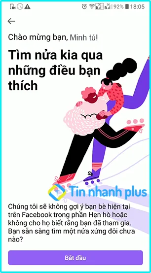 facebook không có tính năng hẹn hò