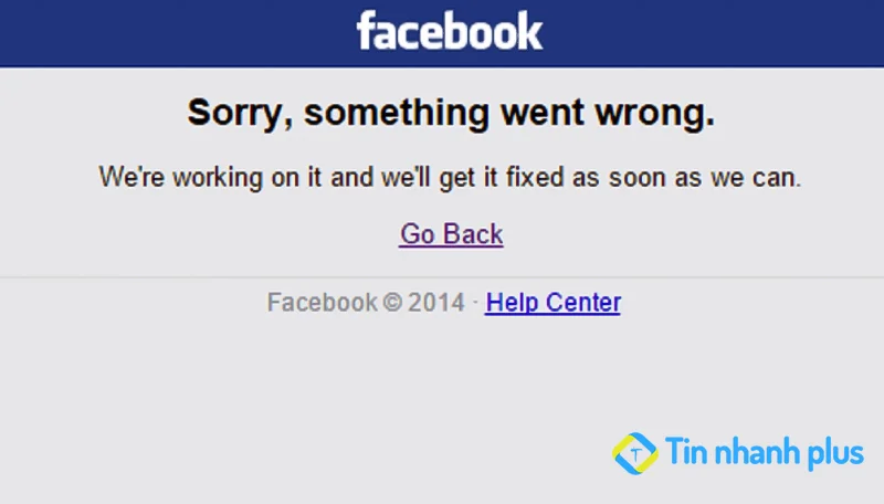 Sửa lỗi Facebook sorry something went wrong
