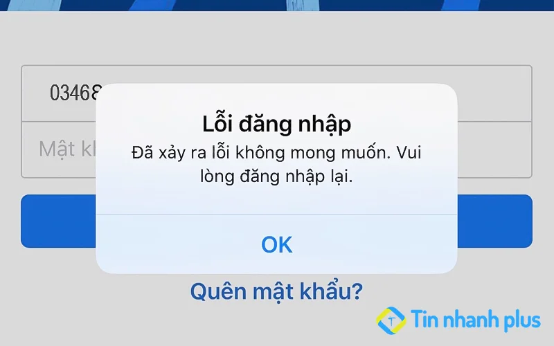 Facebook bị lỗi đăng nhập không mong muốn