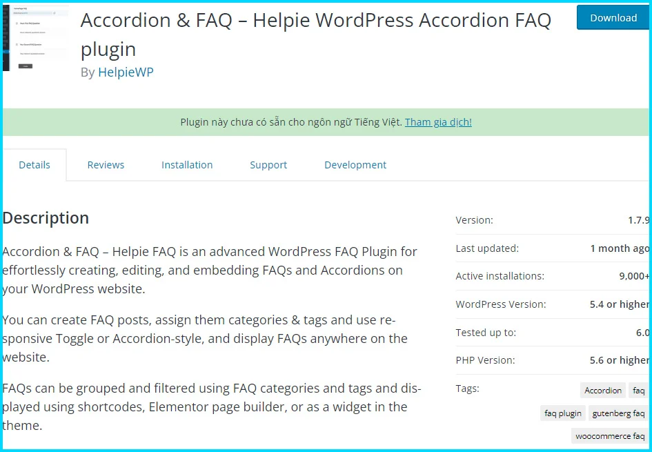 Accordion & FAQ – Helpie WordPress Accordion FAQ