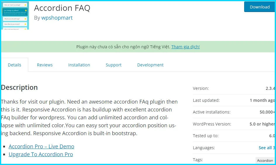 Top 10 Plugin FAQ tốt nhất hiện nay