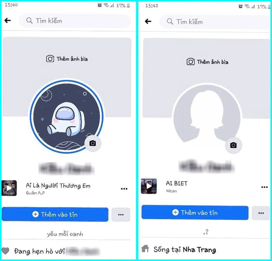 âm nhạc đôi trên facebook