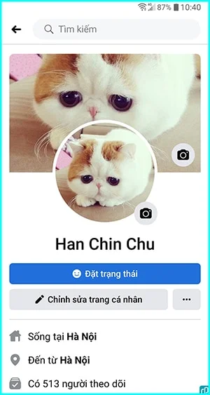 thêm âm nhạc vào trang cá nhân