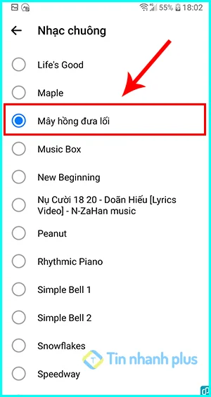 Cách thay đổi âm thanh thông báo Messenger