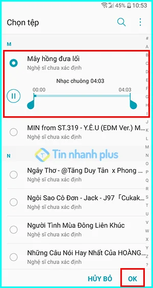Cách thay đổi âm thanh thông báo Messenger