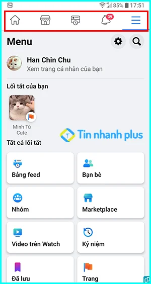 Facebook không có watch