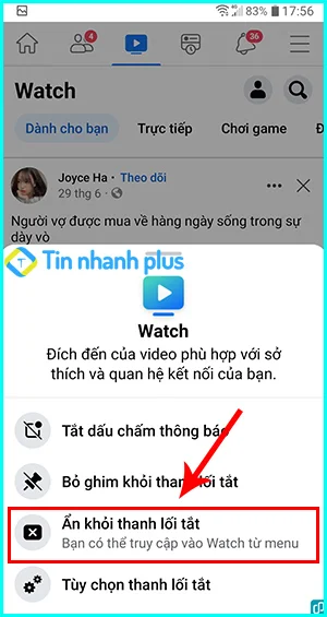 cách gỡ facebook watch