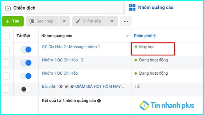 Giai đoạn máy học Facebook