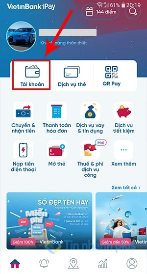 kiểm tra ai chuyển tiền bằng mobi banking