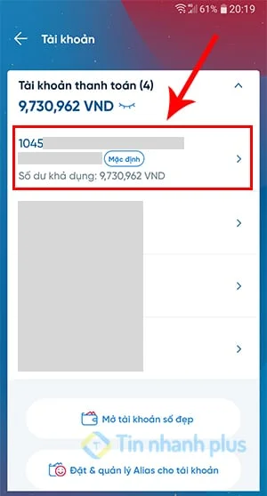 kiểm tra ai chuyển tiền bằng mobi banking