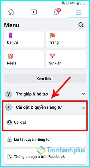 Thay đổi âm thanh thông báo Facebook