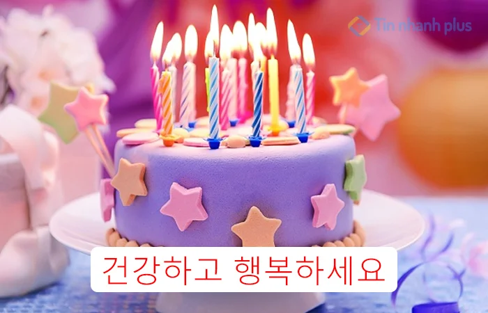 Những câu chúc mừng sinh nhật bằng tiếng Hàn
