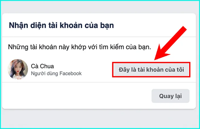 Cách lấy lại Facebook không cần mã xác nhận
