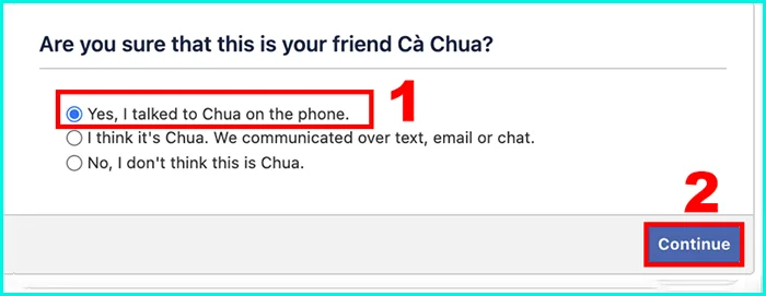 Cách lấy lại Facebook không cần mã xác nhận
