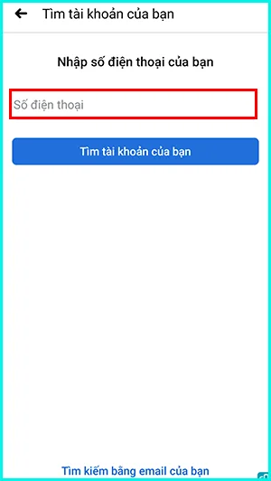 cách lấy lại mật khẩu facebook bằng messenger trên điện thoại