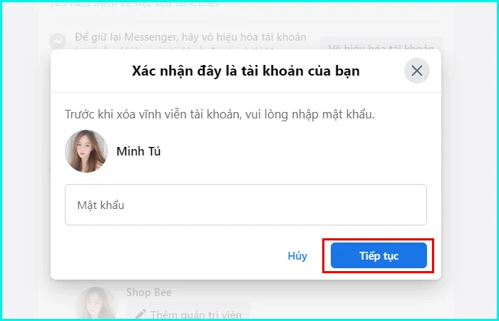 Cách xóa tài khoản Facebook vĩnh viễn