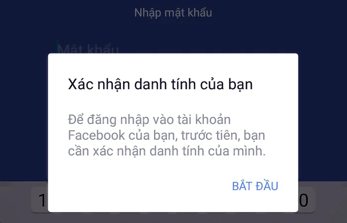 nhập mật khẩu đúng những không vào được facebook