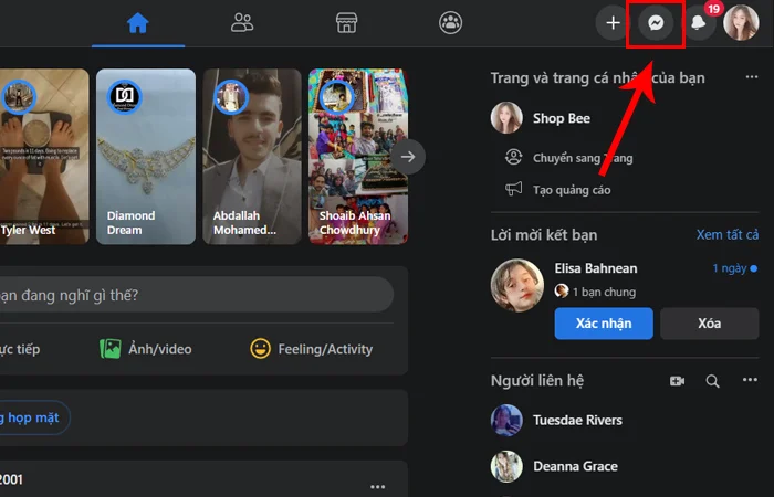 cách bỏ qua tin nhắn trên messenger
