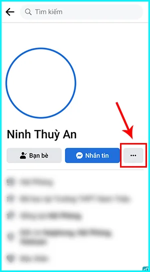 cách chặn ai đó trên facebook bằng điện thoại