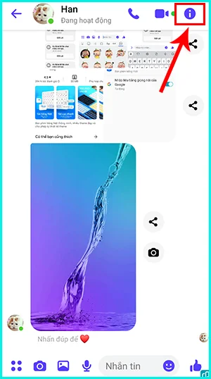 cách chia sẻ ảnh trực tiếp từ messenger sang zalo