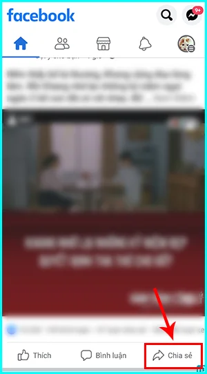 cách chia sẻ bài viết công khai lên trang Fanpage bằng điện thoại