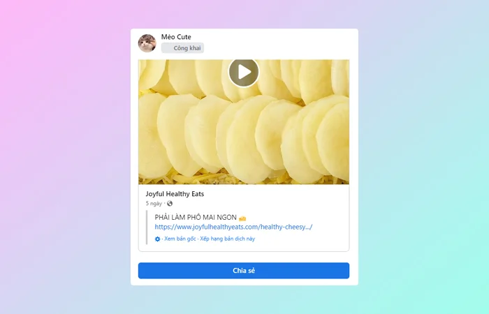 Cách chia sẻ bài viết công khai trên Facebook