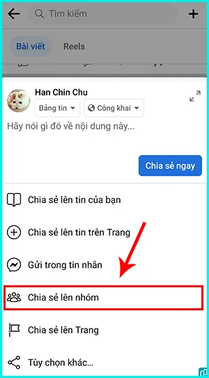 Cách chia sẻ bài viết vào nhiều nhóm trên Facebook bằng điện thoại