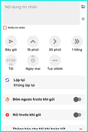 cách gửi tin nhắn tự động trên messenger bằng điện thoại