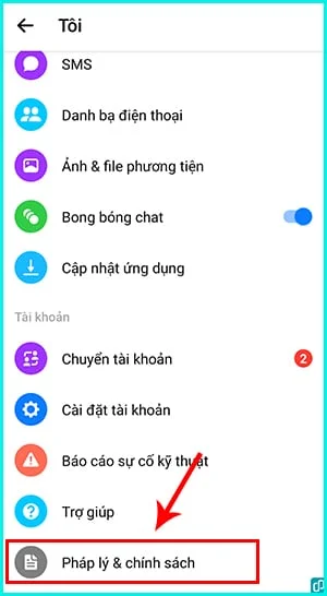 cách khóa messenger trên điện thoại