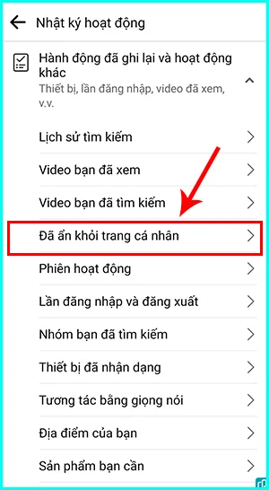 cách khôi phục bài viết đã ẩn trên Facebook bằng điện thoại