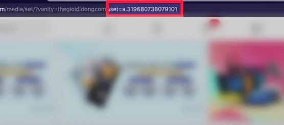 cách lấy id album ảnh trên facebook