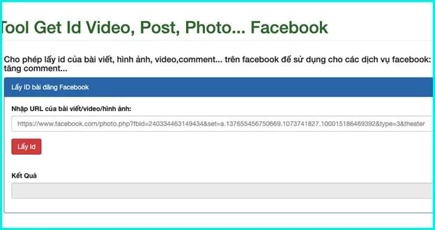 cách lấy id bài viết trên Facebook