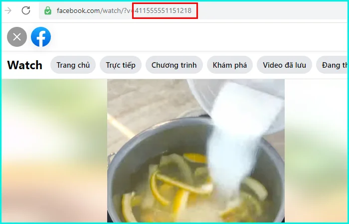 cách lấy id video trên facebook