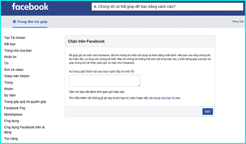 cách mở khóa tài khoản facebook vi phạm tiêu chuẩn cộng đồng