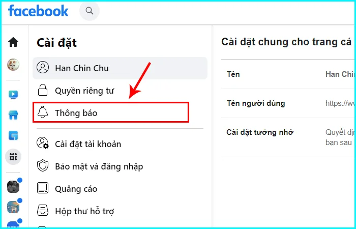 cách tắt âm thanh thông báo facebook trên máy tính