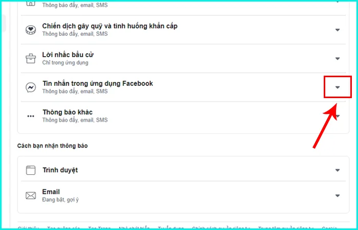 cách tắt thông báo messenger trên máy tính