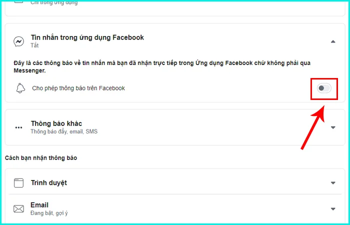 cách tắt thông báo messenger trên máy tính