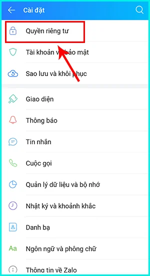 cách tắt thông báo sinh nhật trên zalo