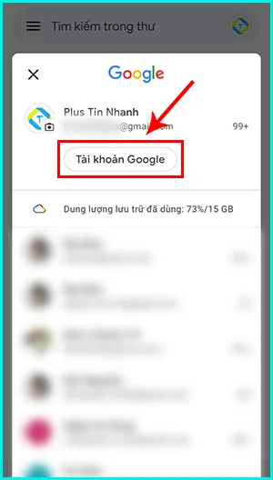 cách thay đổi số điện thoại gmail bằng điện thoại