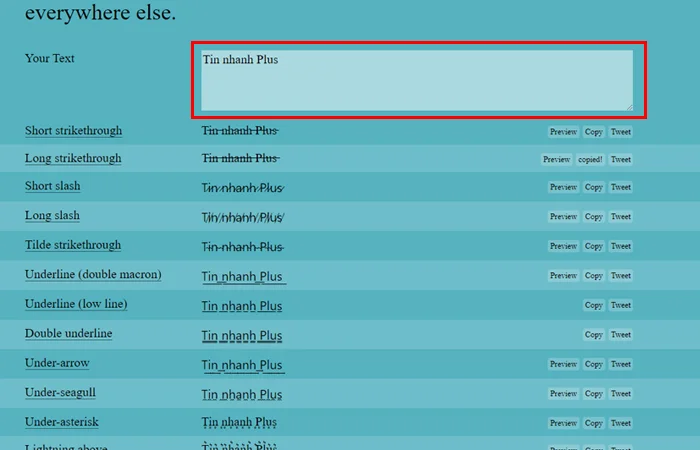 cách viết chữ in đậm in nghiêng trên Facebook