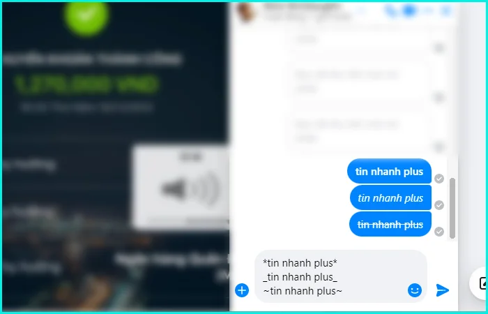 cách viết chữ in đậm, in nghiêng trên Facebook