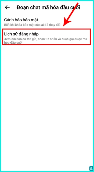cách xem lịch sử đăng nhập messenger