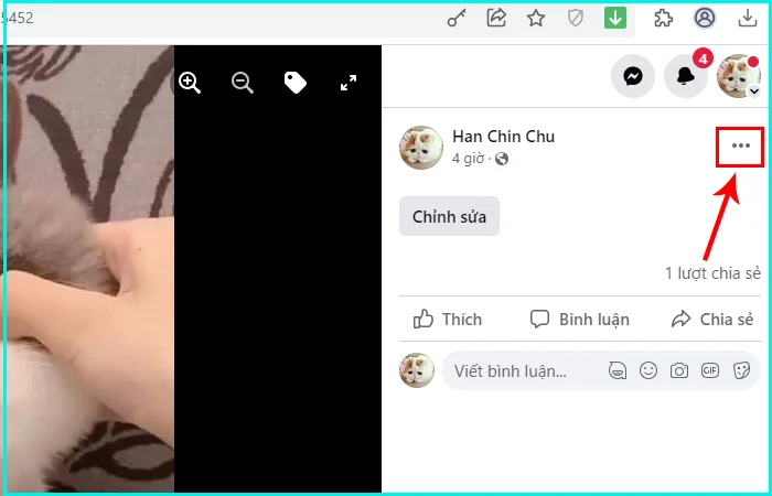 cách xóa ảnh bìa trên Facebook bằng máy tính