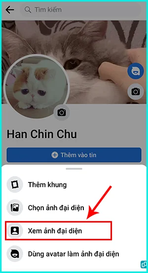 cách xóa ảnh đại diện trên Facebook bằng điện thoại
