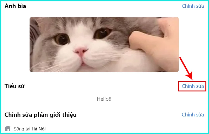 cách xóa tiểu sử trên trang facebook cá nhân bằng máy tính