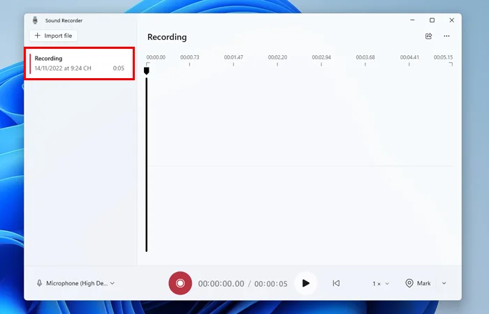 ghi âm cuộc gọi Messenger bằng công cụ Voice Recorder trên máy tính
