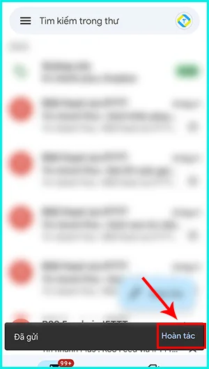 hướng dẫn cách thu hồi email trên điện thoại