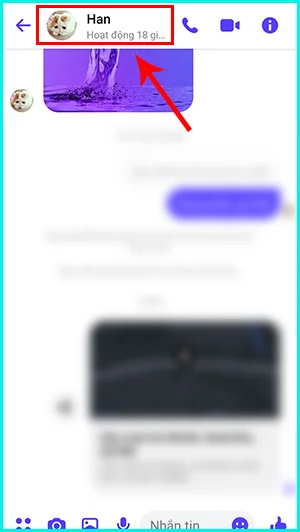 hướng dẫn đặt tên biệt danh messenger bằng điện thoại