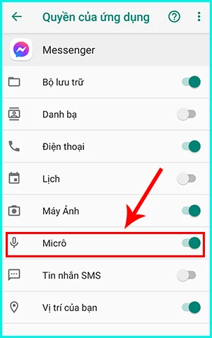khắc phục lỗi gọi video bị mất mic
