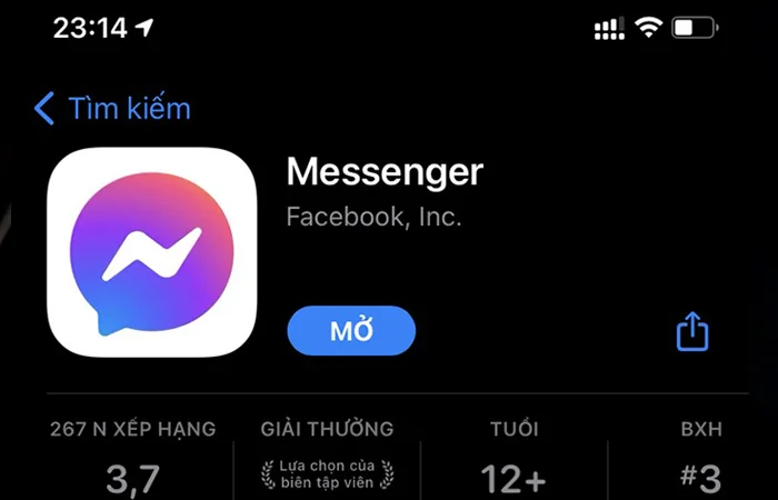 Messenger Online nhưng không nhận được tin nhắn